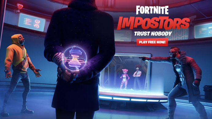 Fortnite impostors mode official promo art.