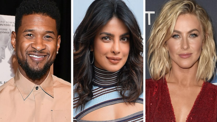 usher, priyanka chopra, julianne hough