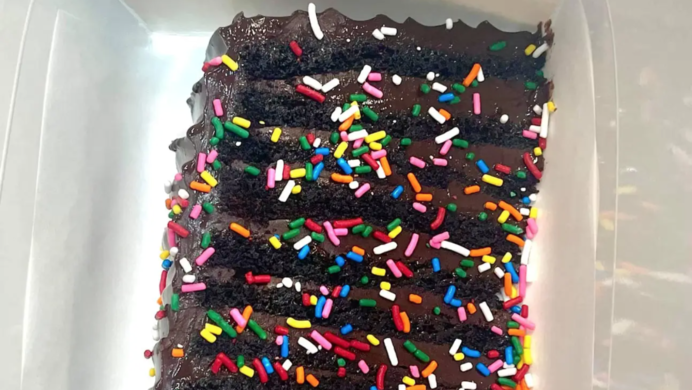 cake with sprinkles