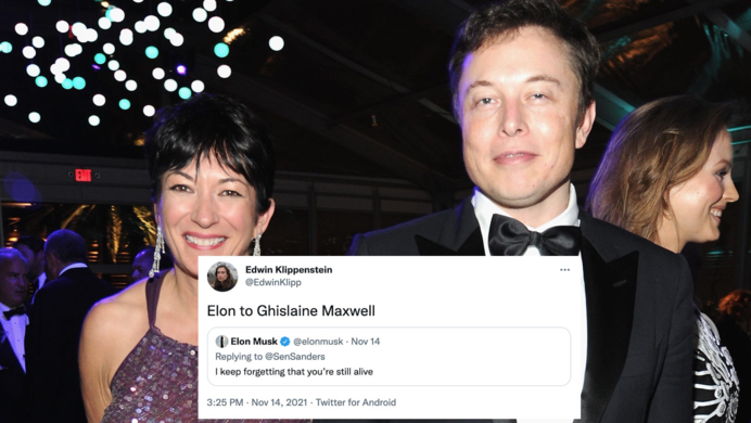 Elon musk ghislaine maxwell tweet.