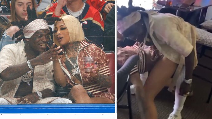 Kodak Black With His Girl And Later On getting a lap dance.