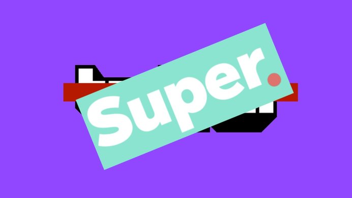 Twitch logo crossed out and overlaid with the meta super logo.