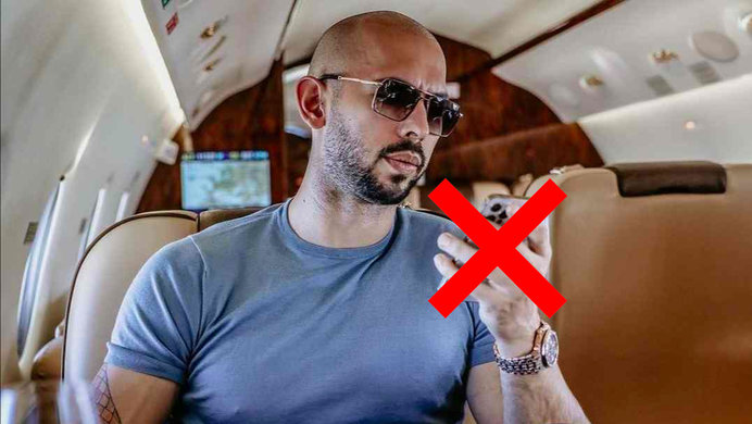Andrew Tate Ban Instagram Facebook Meta meme.