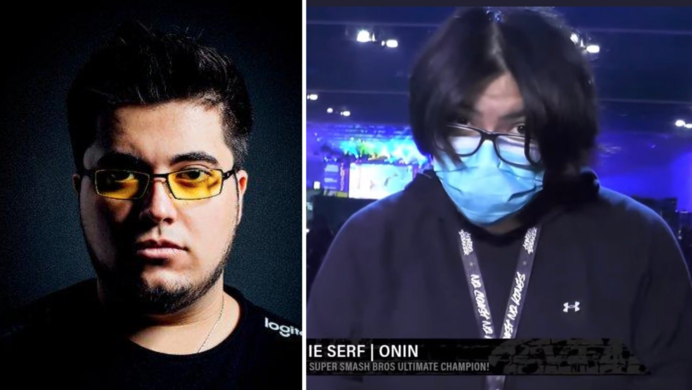 Super smash brothers players zero and onin.