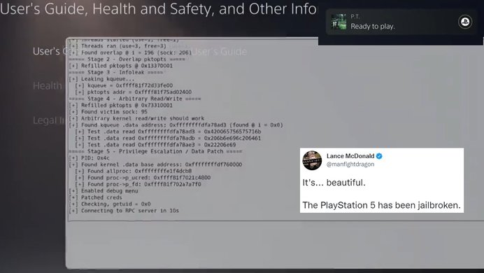 Playstation 5 Jailbreak viral video.