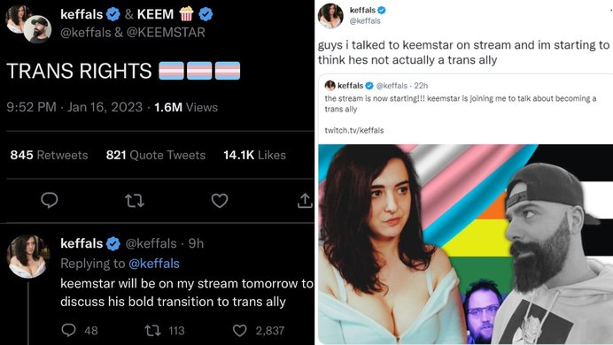 Twitch Streamer Keffals Realizes Live On Stream That Keemstar Isn't ...