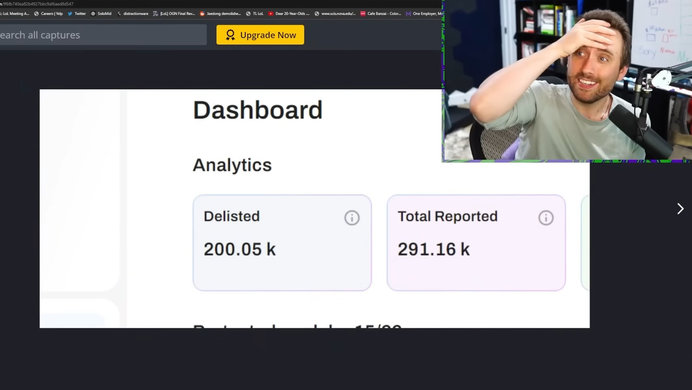 Atrioc twitch stream of anti-deepfake campaign.