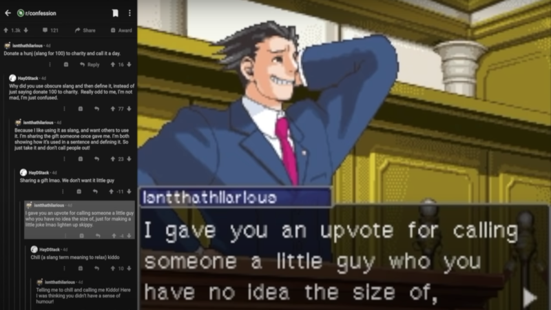 Studious Redditor Makes Bot That Turns Arguments Into 'Ace Attorney' Parodies Studious Redditor Makes Bot That Turns Arguments Into 'Ace Attorney' Parodies