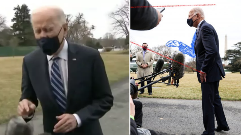 Fact Checkers Assure Viewers That Joe Biden Is Not Clipping Through Reality In Viral Clip