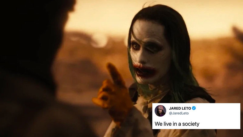Here's Why Joker Doesn't Say 'We Live In A Society' In The Snyder Cut Here's Why Joker Doesn't Say 'We Live In A Society' In The Snyder Cut