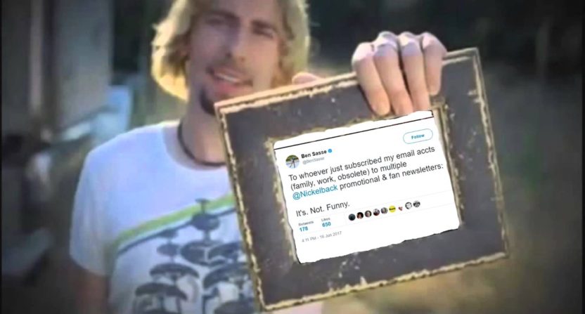 Republican Senator Ben Sasse Gets Nickelback'd