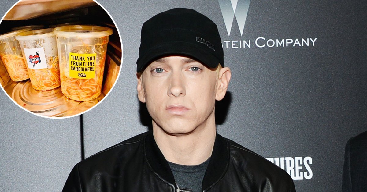 Eminem Donates Mom's Spaghetti To Frontline Workers In ...