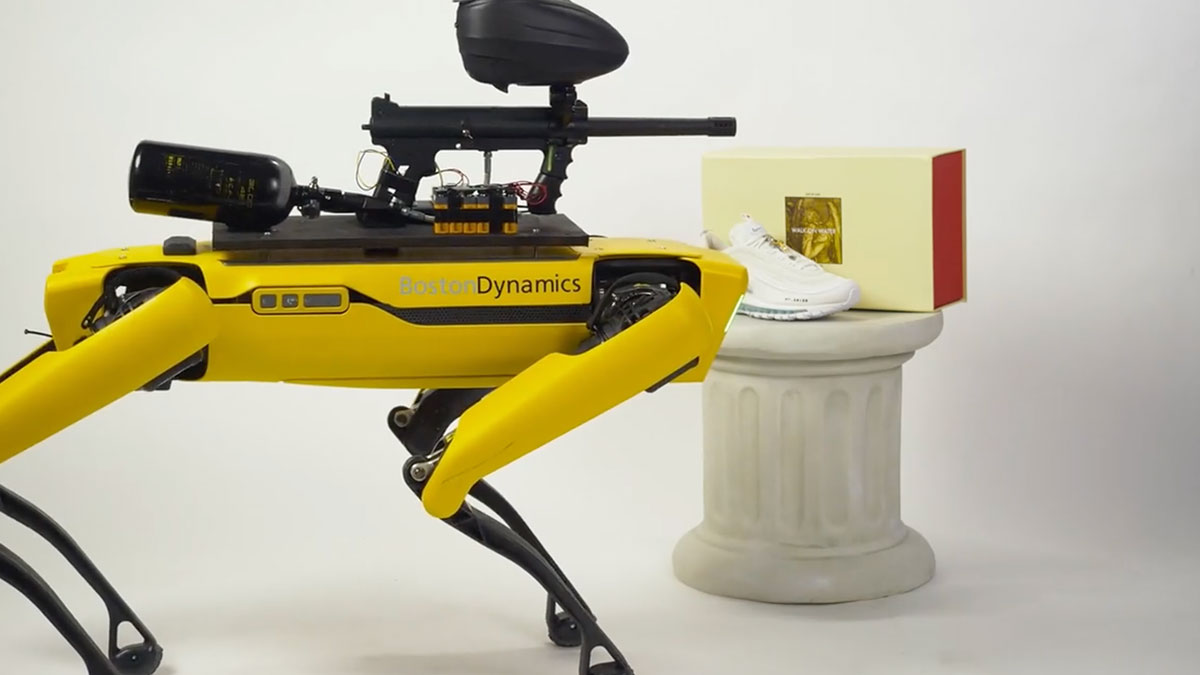 New York Startup Gives Internet Control Of Armed Boston Dynamics Police Dog