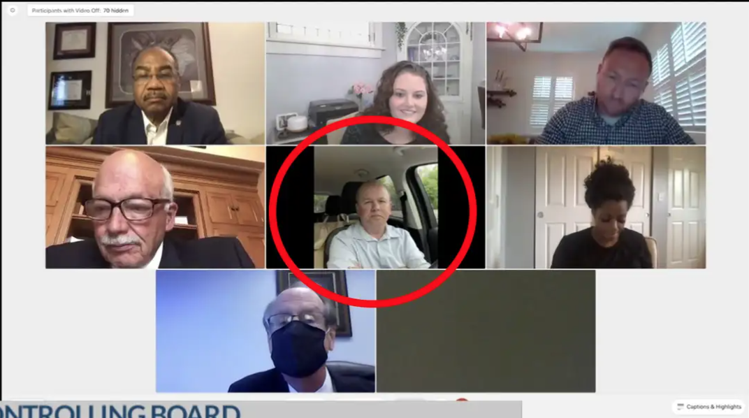 Politician Attends Zoom Meeting On Distracted Driving While Driving