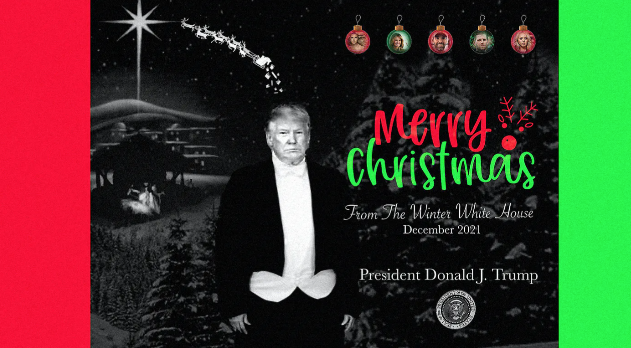 The Very Believable 'Trump Penis' Christmas Card Is Fake