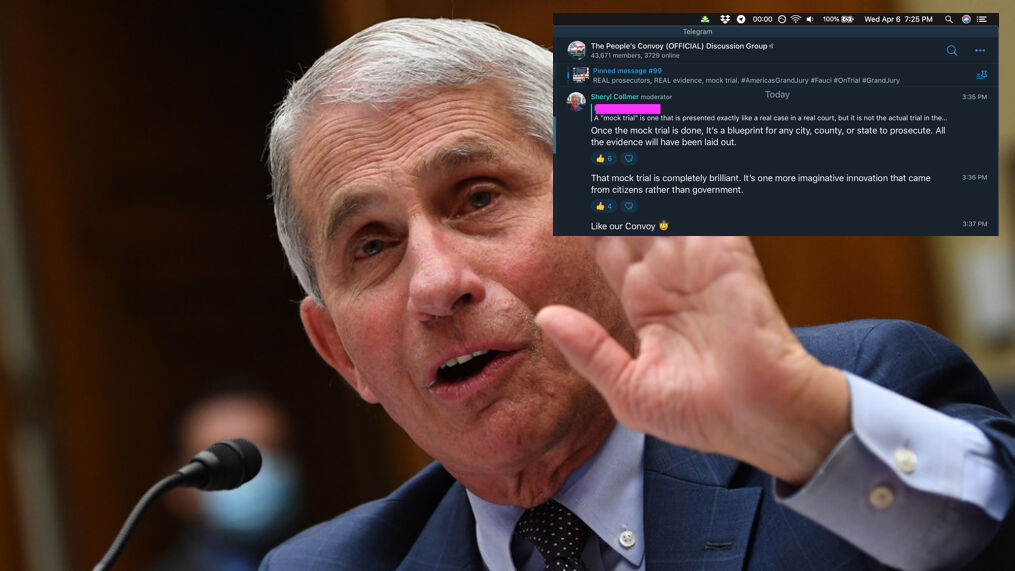 Anti-vax Group The Unity Project Is Selling $10,000 Jury Seats For Sham Anthony Fauci Trial