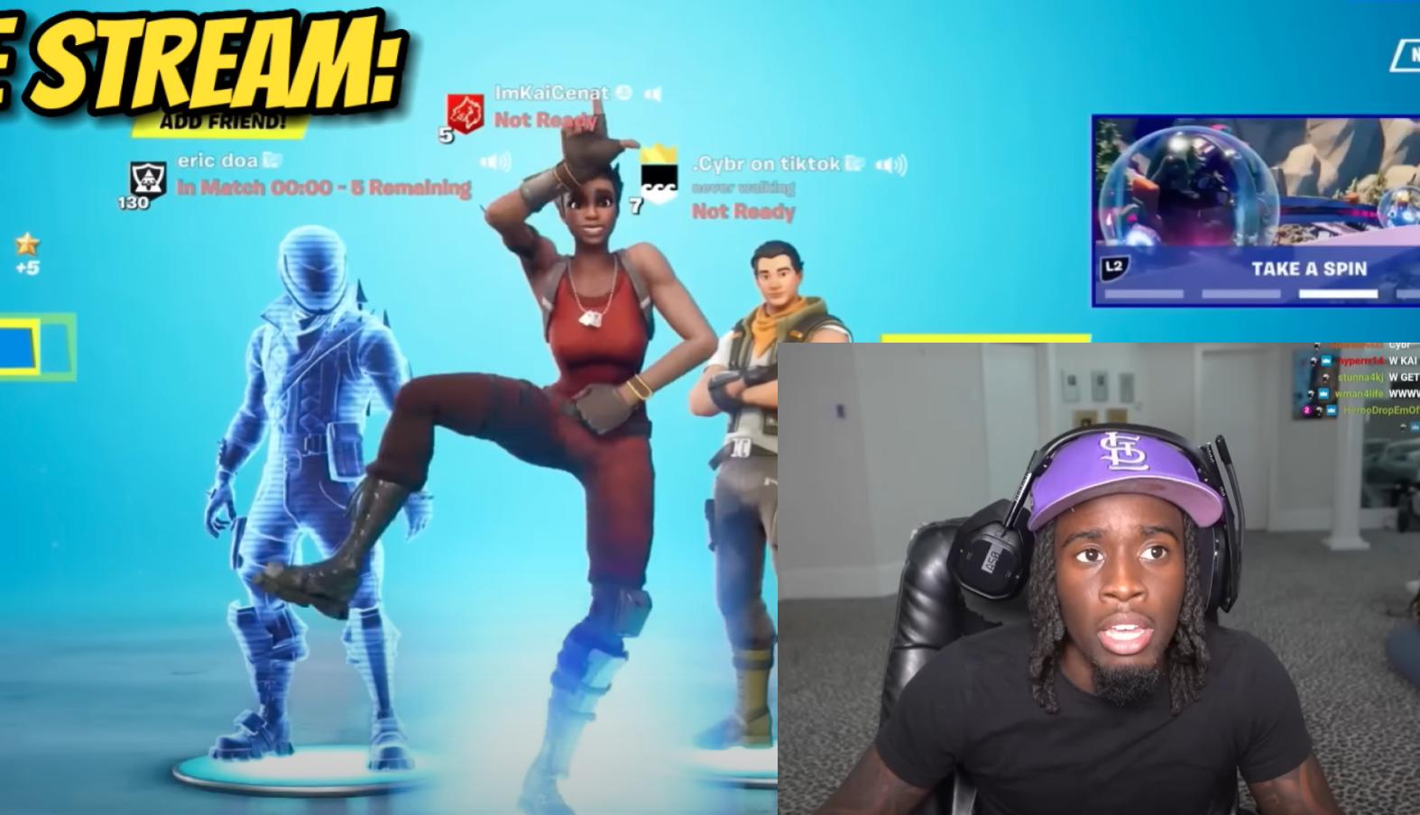 'Fornite' Streamer Kai Cenat Hacked During Livestream