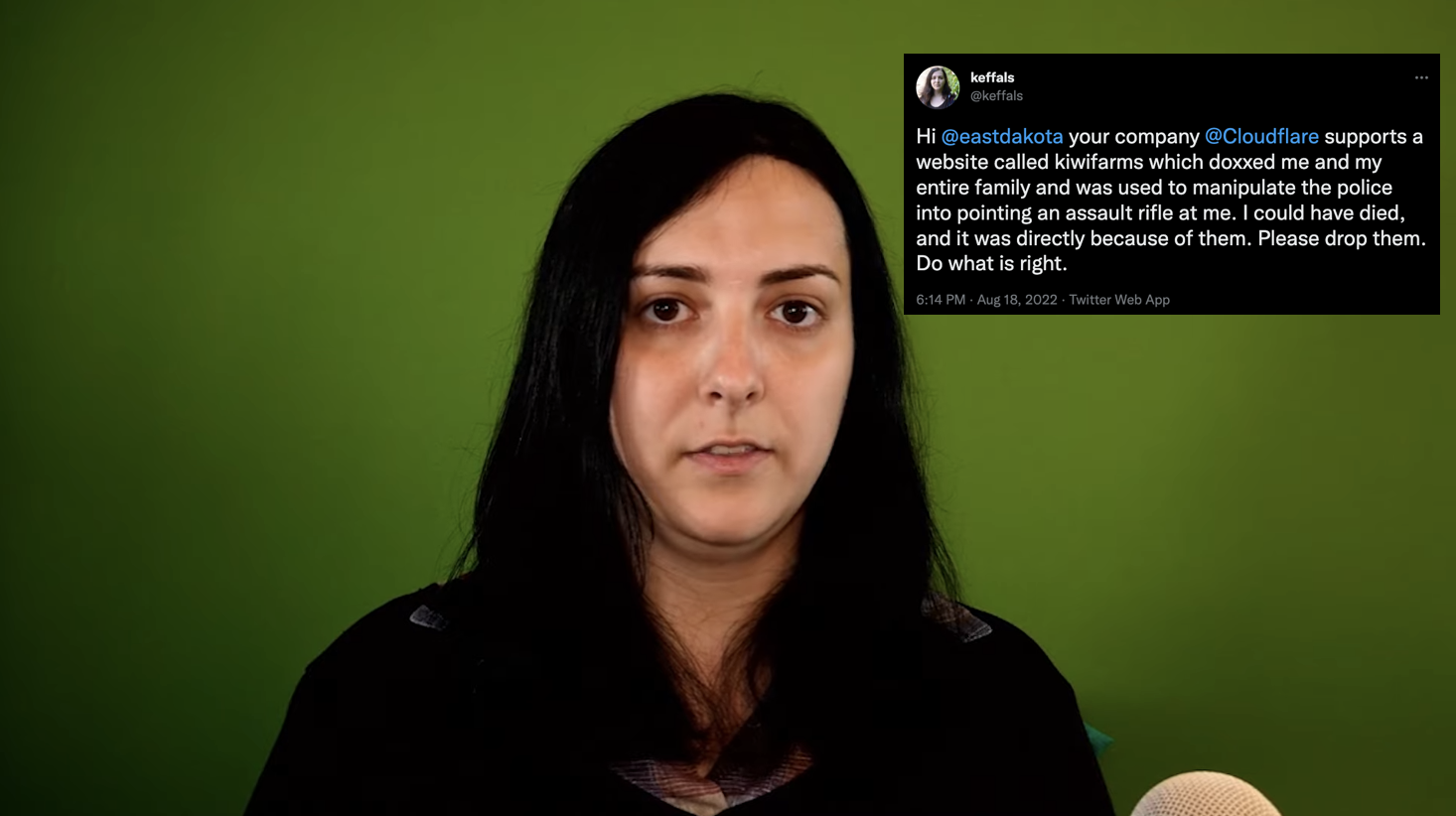 Pressure On Cloudflare To Drop Kiwi Farms Rises As Keffals Organizes Protest Following Swatting Incident