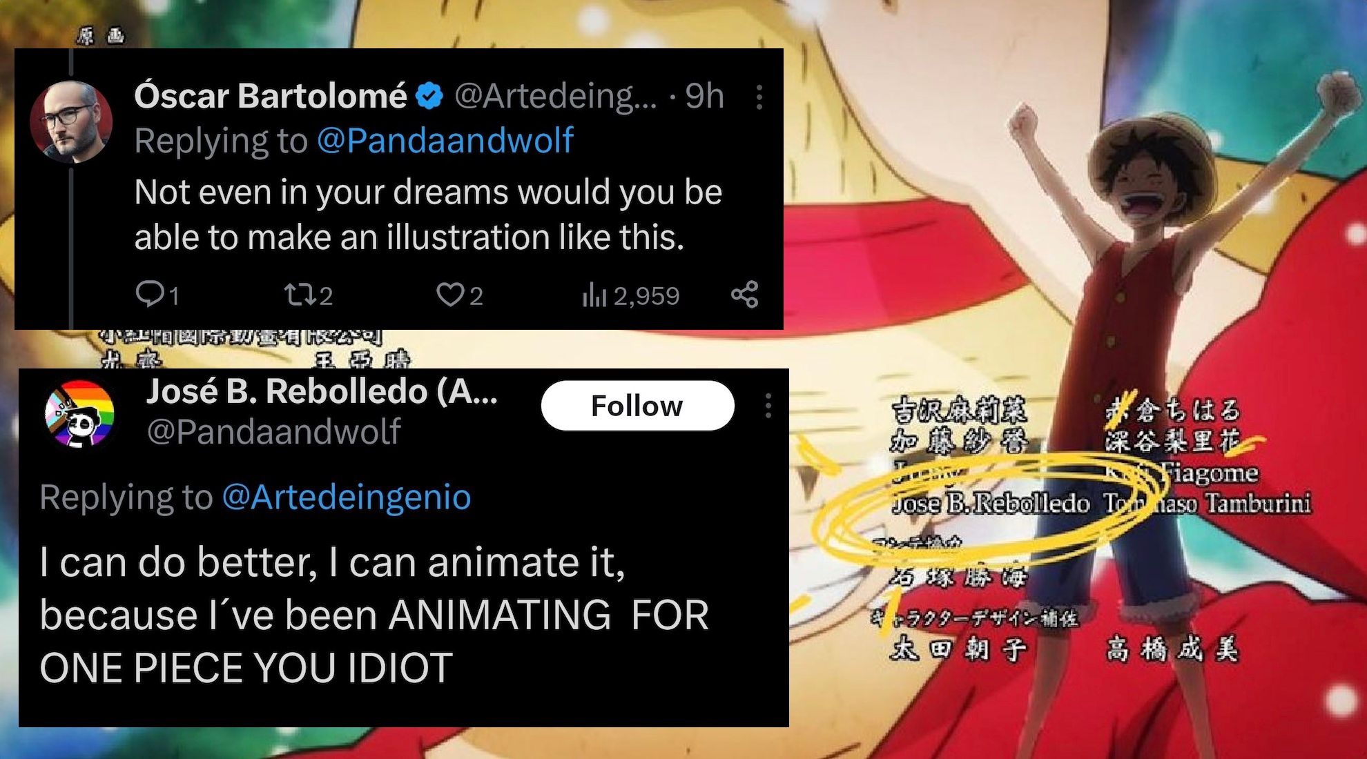 AI 'Artist' Posts 'One Piece' Art And Criticizes Comment From Another User, Only To Learn They're An Actual 'One Piece' Artist AI 'Artist' Posts 'One Piece' Art And Criticizes Comment From Another User, Only To Learn They're An Actual 'One Piece' Artist
