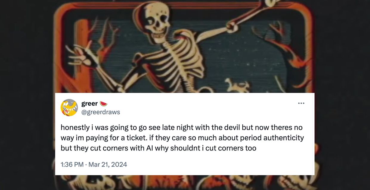 Use Of AI Tempers Enthusiasm For Indie Horror Flick 'Late Night With ...