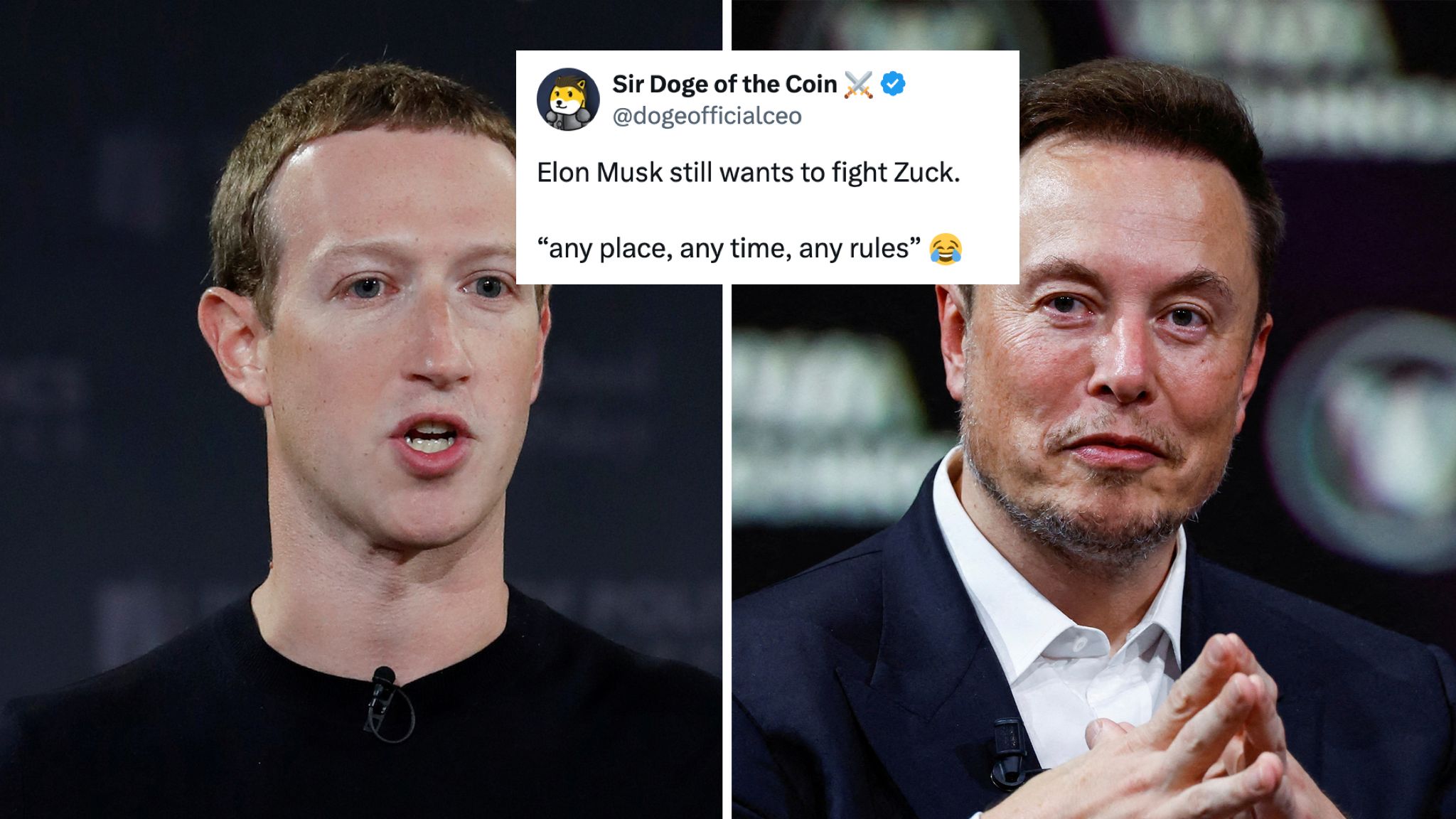 Elon Musk Says He's Still Down To Fight Mark Zuckerberg, But Few Appear To Believe Him This Time Around Elon Musk Says He's Still Down To Fight Mark Zuckerberg, But Few Appear To Believe Him This Time Around