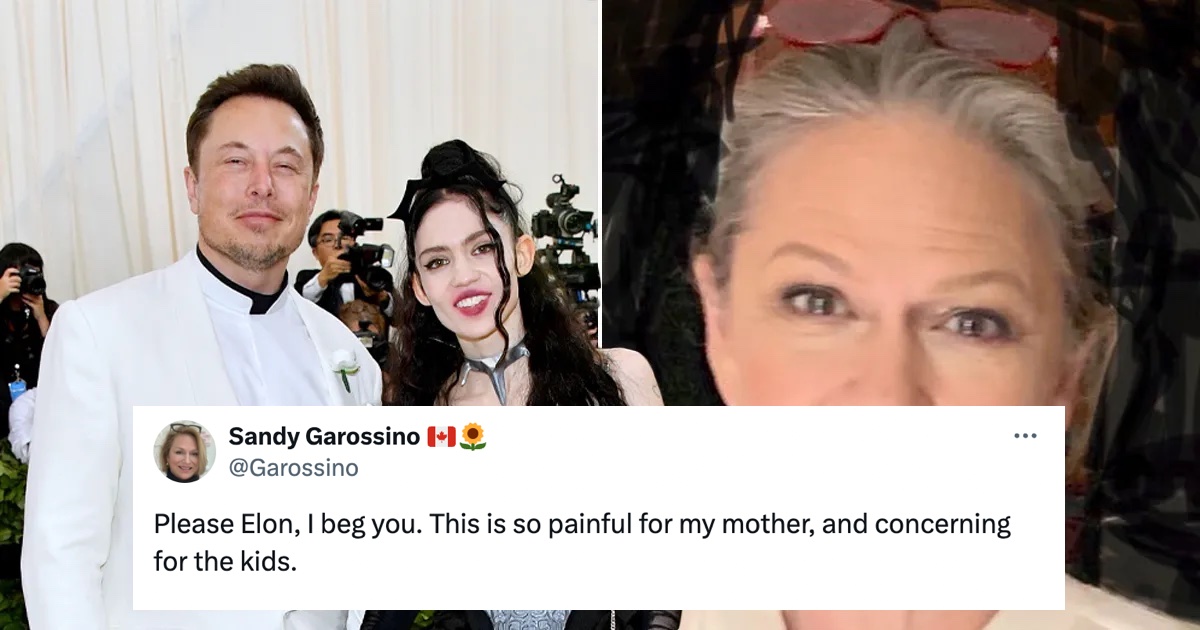 Grimes' Mother Publicly Begs Elon Musk To Let Her Grandchildren See Their Dying Great Grandmother