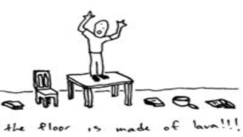 The Floor is Lava / Hot Lava Game