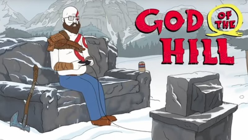 Hank Hill Plays God Of War Https Goo Gl Pwcyrb