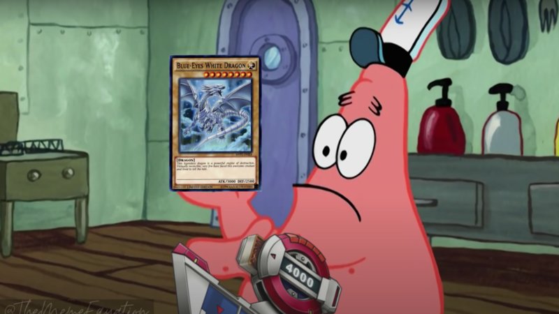 Patrick That's A Blue Eyes White Dragon