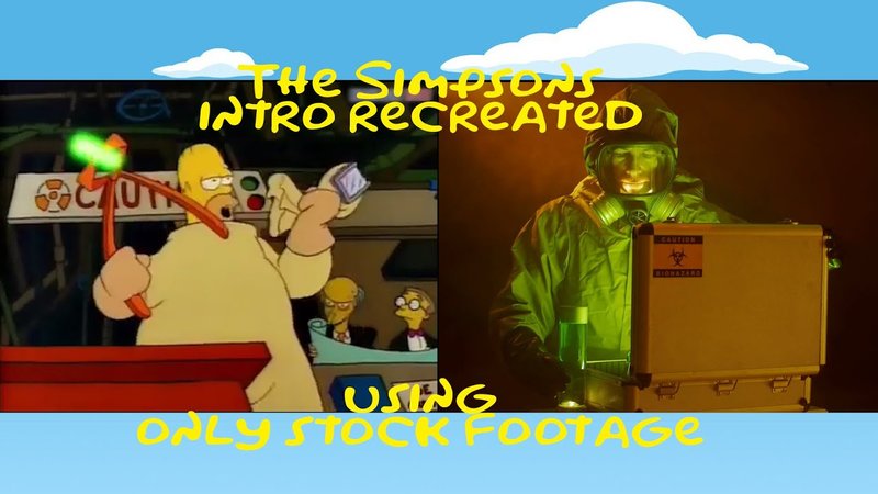'The Simpsons' Intro But It's Stock Footage 'The Simpsons' Intro But It's Stock Footage