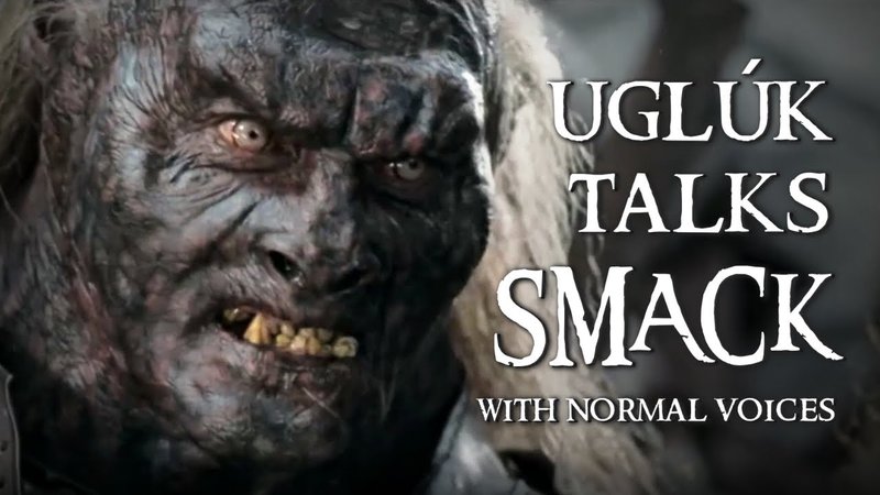 UGLÚK
TALKS
SMACK
WITH NORMAL VOICES
