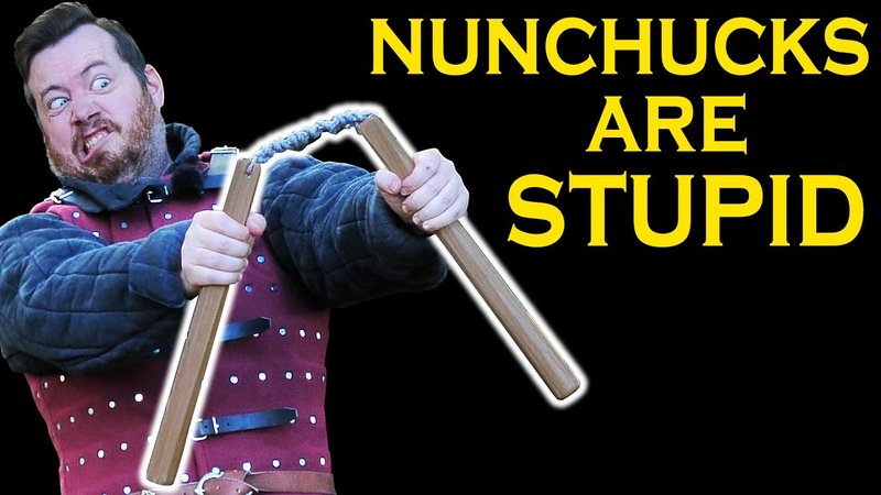 Overappreciated Historical Weapons: NUNCHUCKS are STUPID! youtube video.