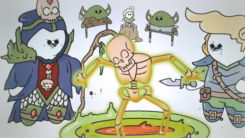 Necromancers in RPGs from CircleToonsHD on YouTube.