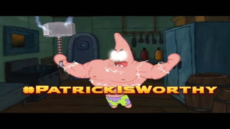 Patrick Wields Mjolnir