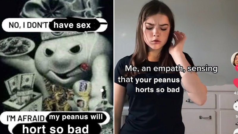 Every Twitter User's 'Peanus' Seems To Be 'Horting So Bad' Right Now Every Twitter User's 'Peanus' Seems To Be 'Horting So Bad' Right Now