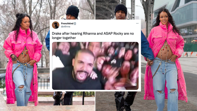 Rumors Of A$AP Rocky And Rihanna Breaking Up Break The Internet