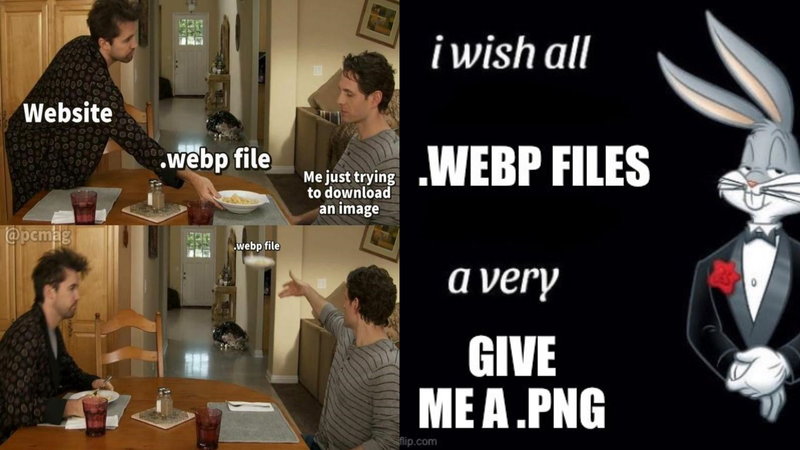 The Ubiquitous Spread Of The .Webp Image Format Is Grinding Many People's Gears The Ubiquitous Spread Of The .Webp Image Format Is Grinding Many People's Gears