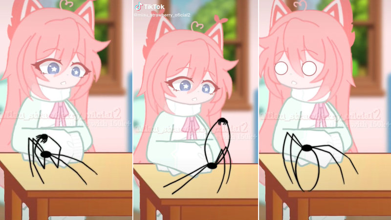 A Spider Throws Its Kid Away To A Low Quality Acapella Version Of 'Billie Jean' In This Viral Meme