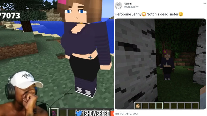 Jenny Mod Minecraft screenshot.