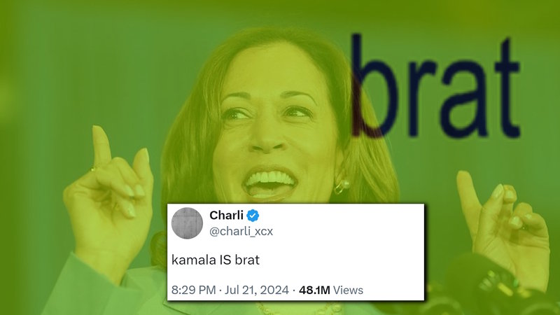 With Charlie XCX Acknowledging Kamala Harris In A Tweet, We Have The Official 'Brat Summer' Presidential Candidate
