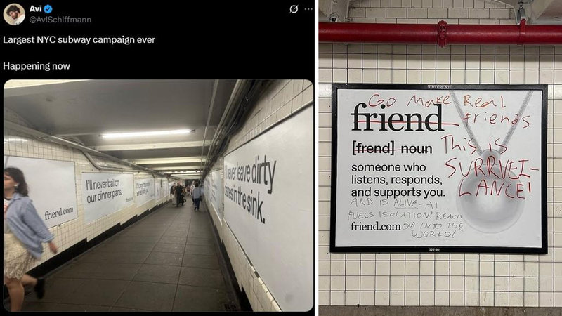 Friend AI Device promo video screenshot.