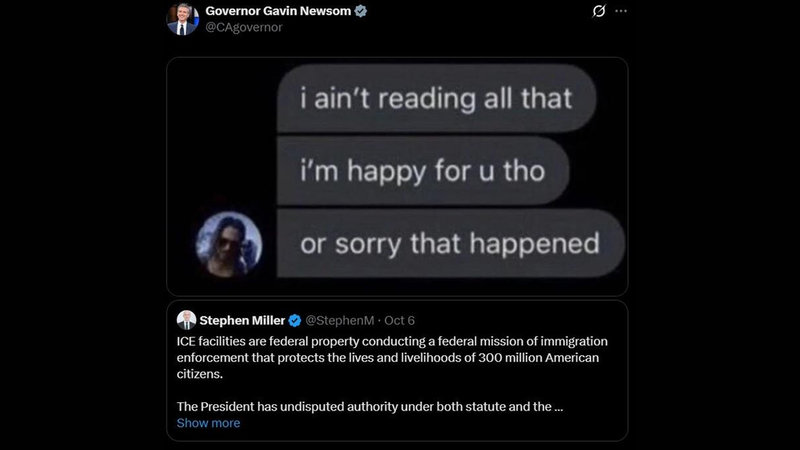 I ain't reading all that meme depicting the dismissive dm used as a reaction image.