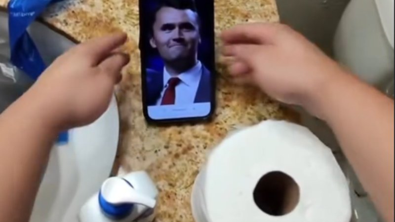 Jerk for Kirk meme and image example.