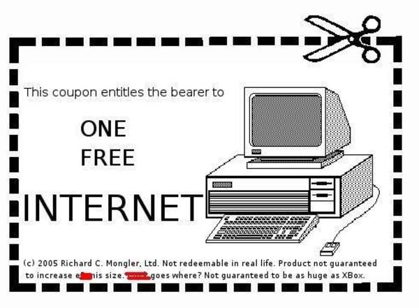Free Internet Coupon You Win The Internet Know Your Meme
