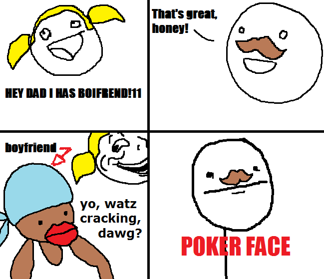 [Image - 59098] | Poker Face (Rage Comics) | Know Your Meme