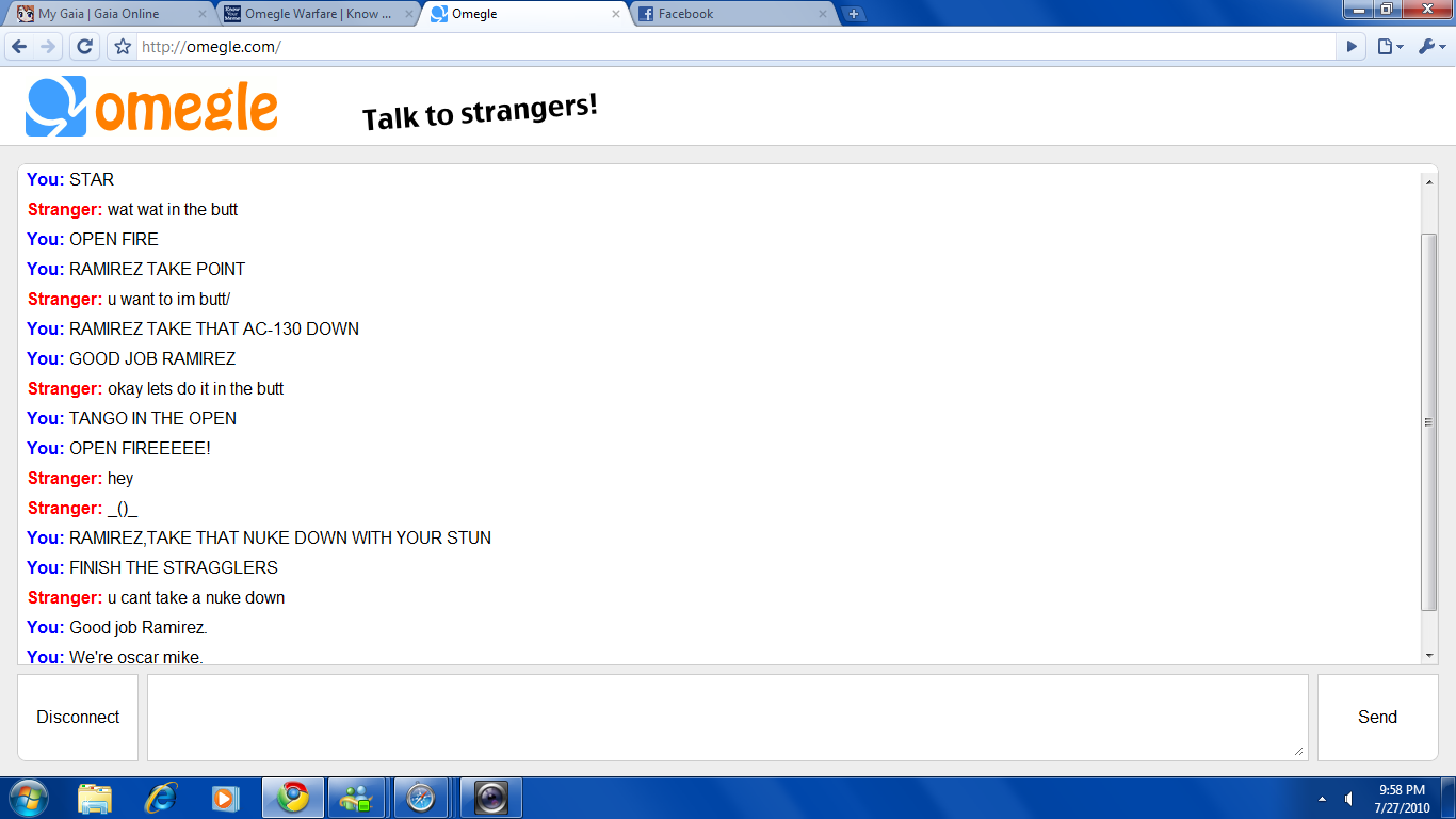 Image 62192 Omegle Warfare Know Your Meme
