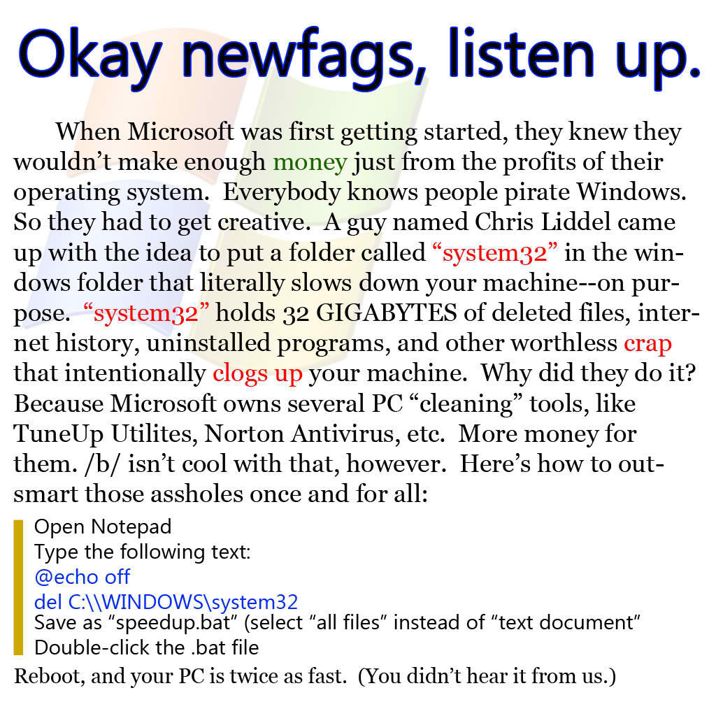 [Image - 150021] | Delete System32 | Know Your Meme