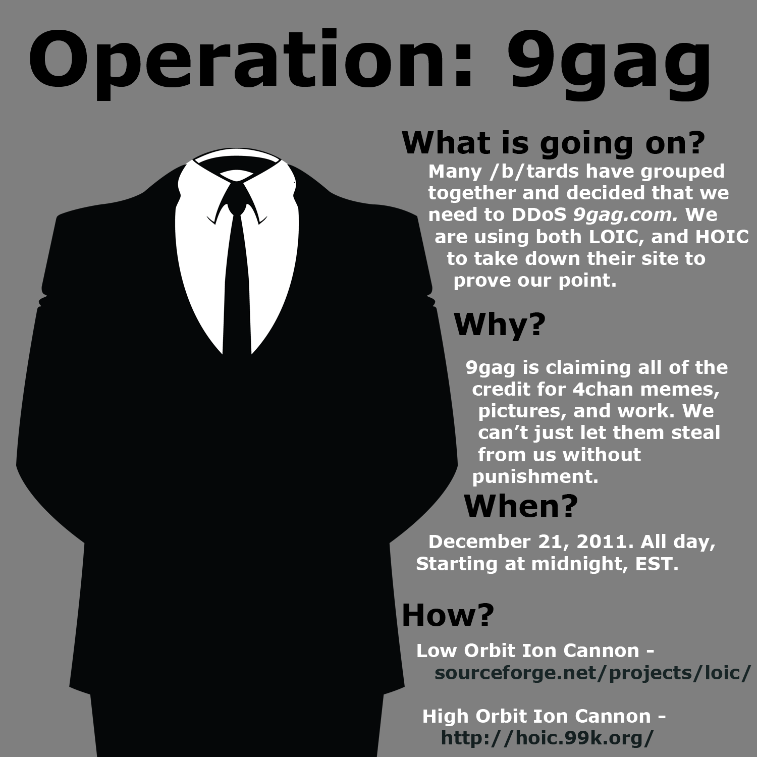 Operation 9gag | Anonymous | Know Your Meme