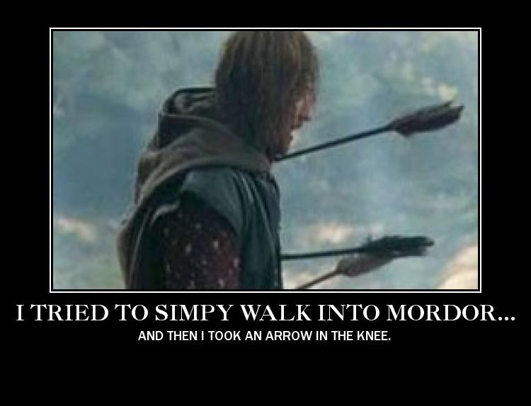 [Image 230389] I Took an Arrow in the Knee Know Your Meme