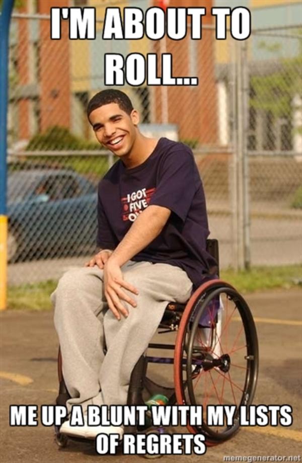 [Image 273976] Wheelchair Drake Know Your Meme